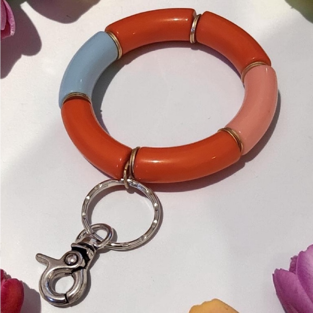 Plunder Color-block Bangle Keyring (NIP)